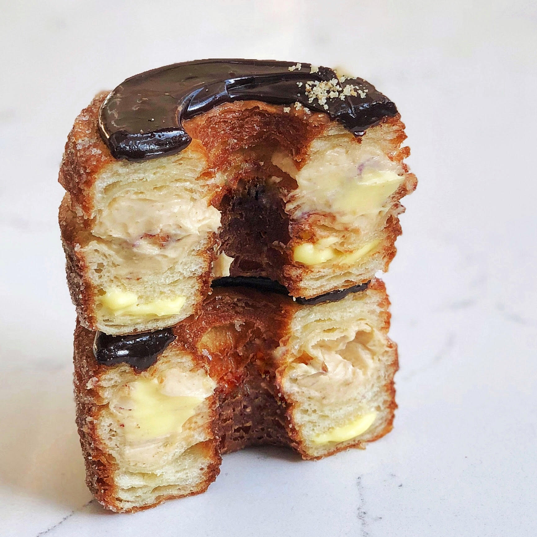 January 2020 NYC Cronut - Boston Cream Pie