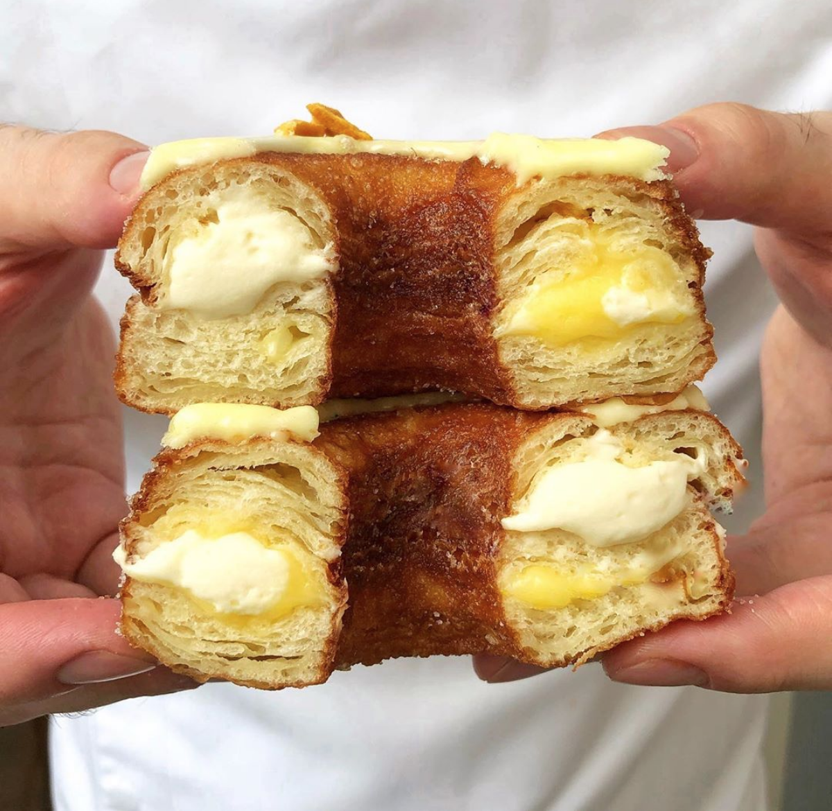July 2019 NYC Cronut - Meyer Lemon Wildflower Honey