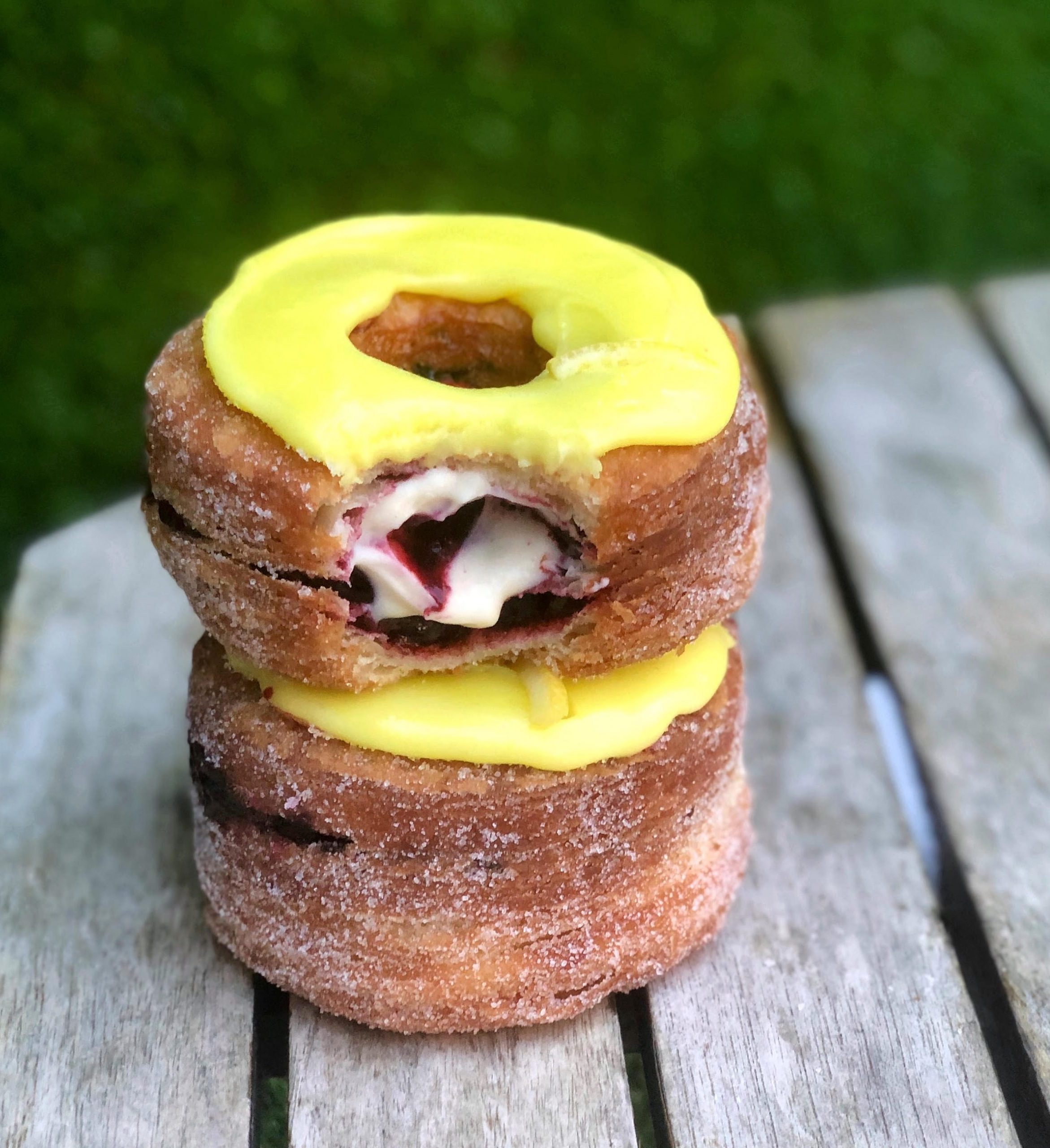 June 2020 Cronut® NYC - Cassis & Lemon