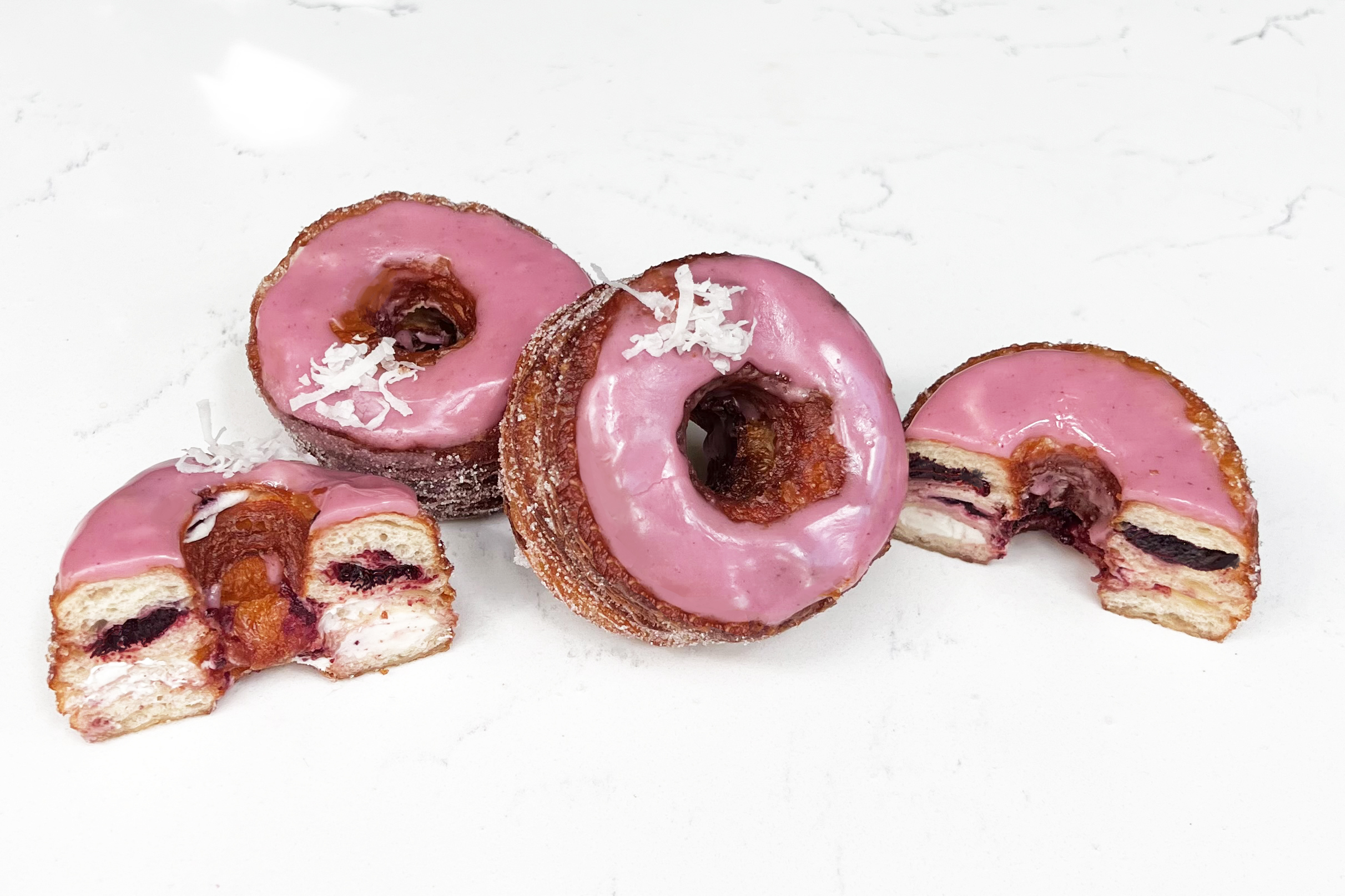 April 2023 Cronut - Blackberry & Coconut