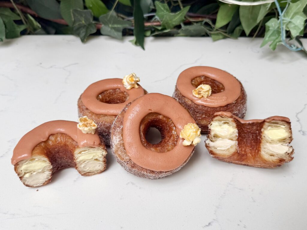June Popcorn Brown Butter Caramel Cronut