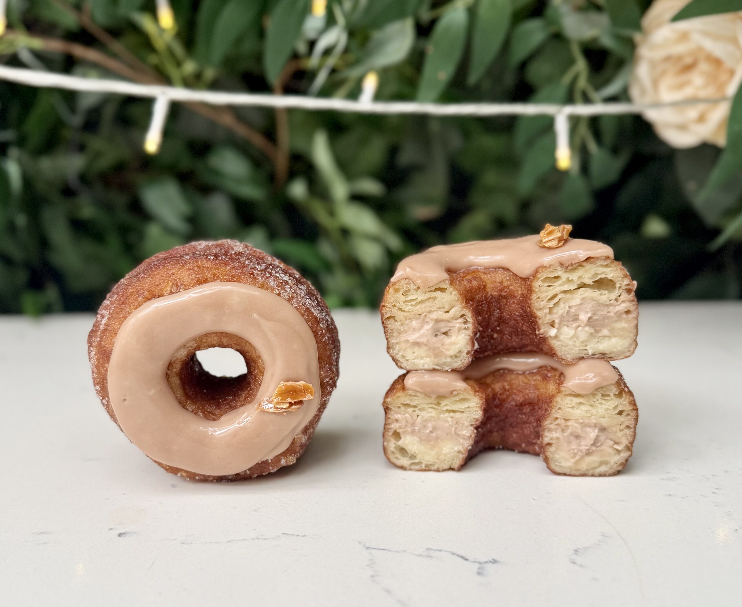 Oct Cronut milk chocolate honey almond nougat