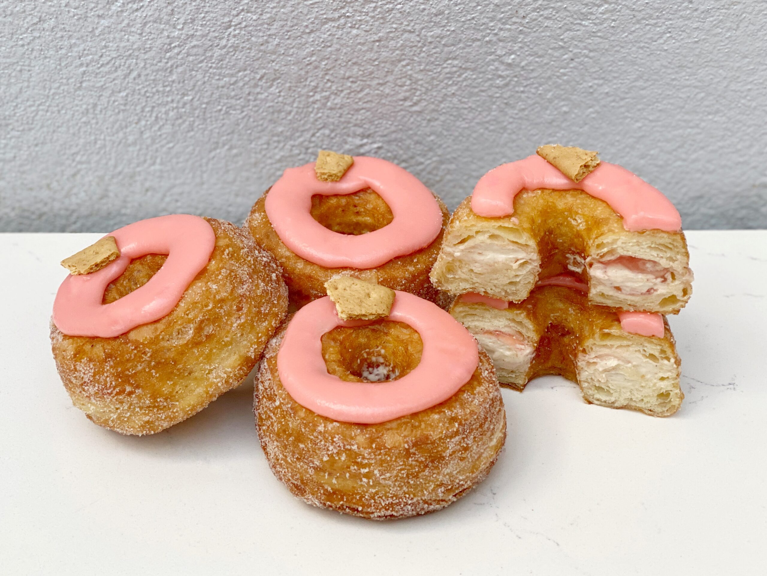 June 2022 Cronut NYC - Honey Peach & Graham Cracker
