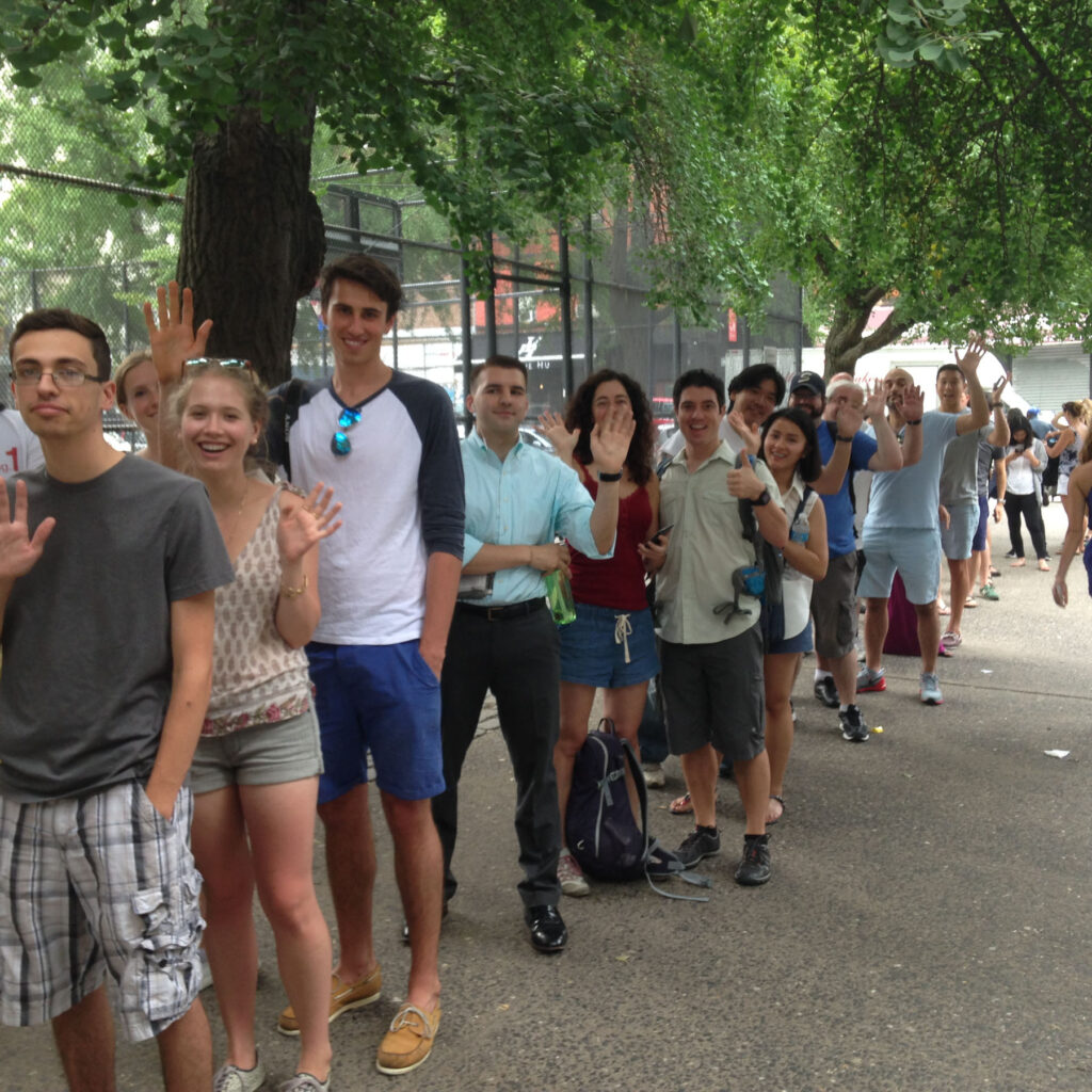 Cronut line DAB NYC1 – credit Dominique Ansel Bakery