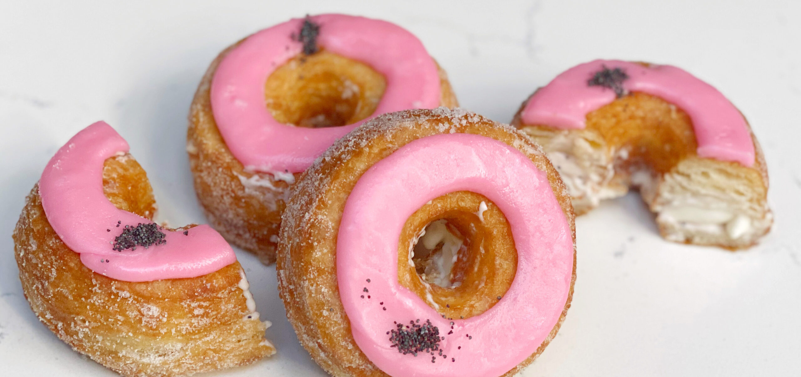 May 2022 Cronut cropped - Strawberry Poppyseed Mascarpone