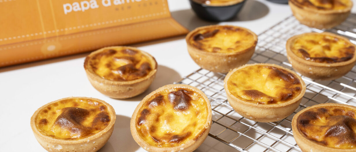 Papa d'amour egg tarts